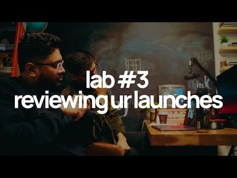 lab #3 -- reviewing ur launches